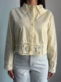 Camicia con dettagli in crochet