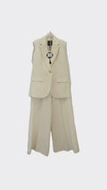 Pantalone palazzo rigo lurex