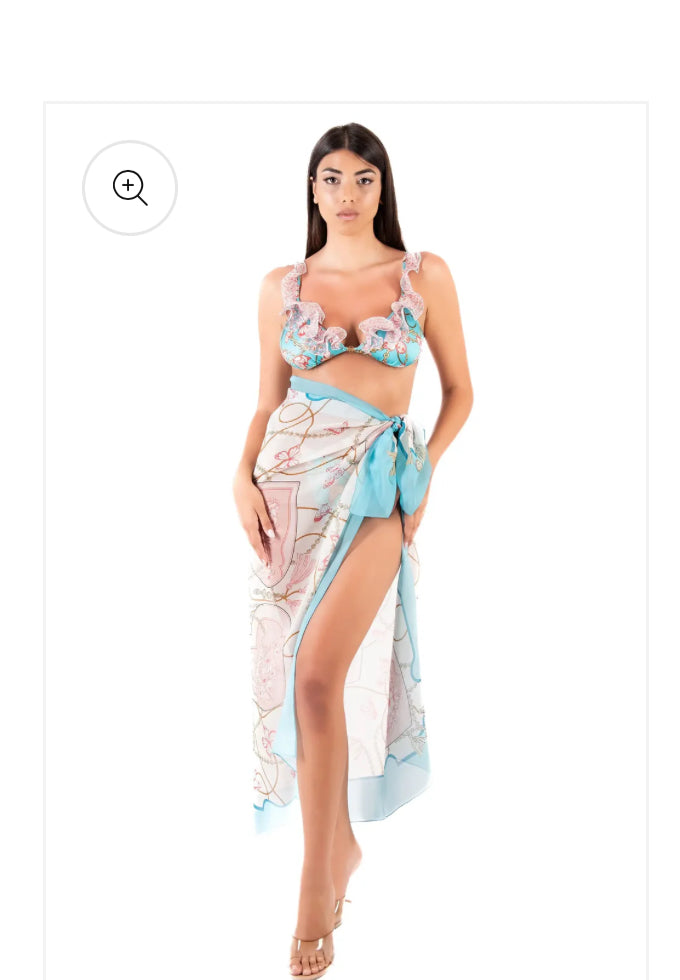 Pareo in seta butterfly