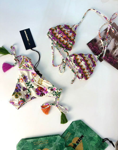Bikini triangolo crochet slip brasile