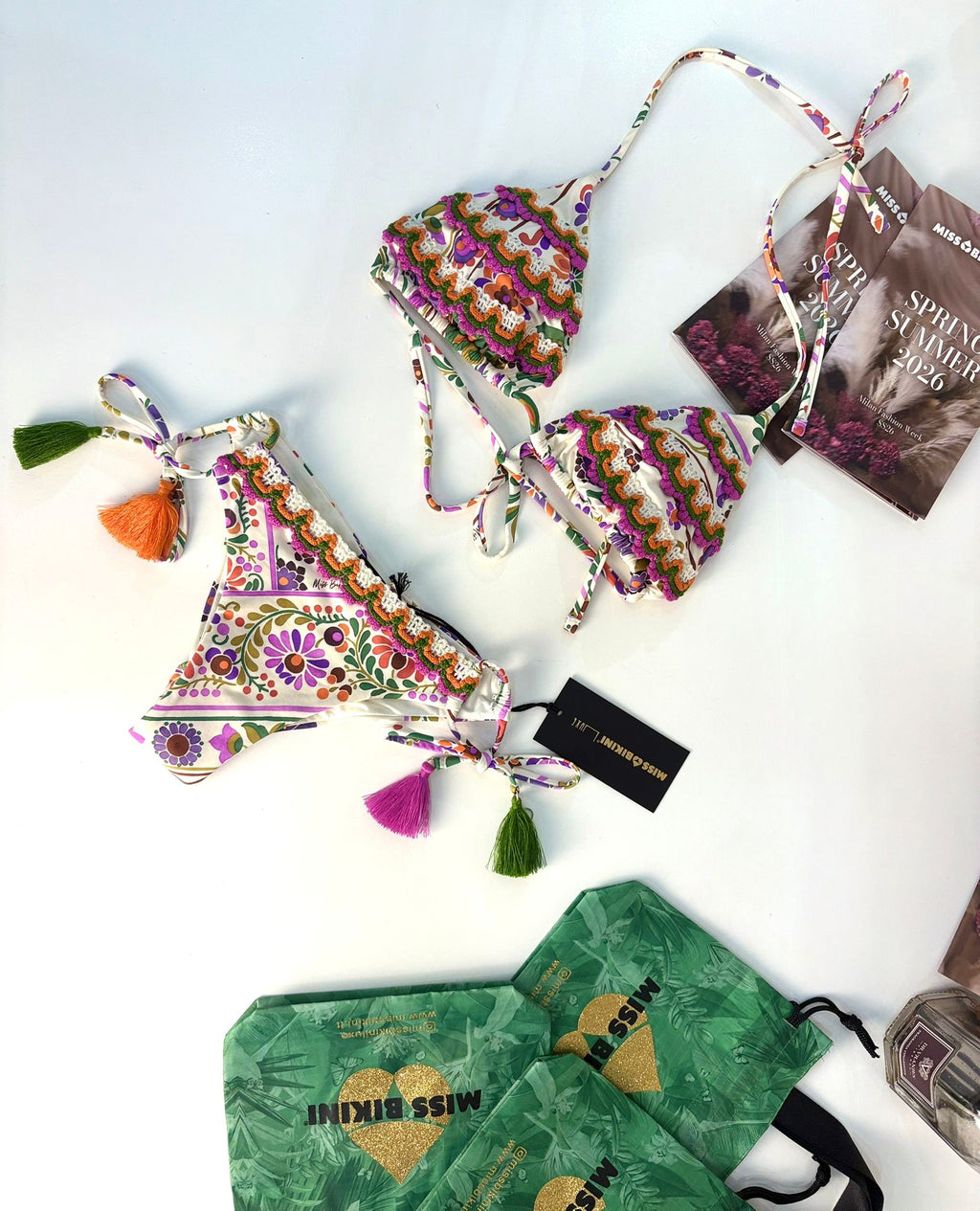 Bikini triangolo crochet slip brasile