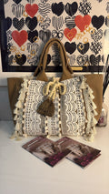 Borsa mare passamaneria e nappe