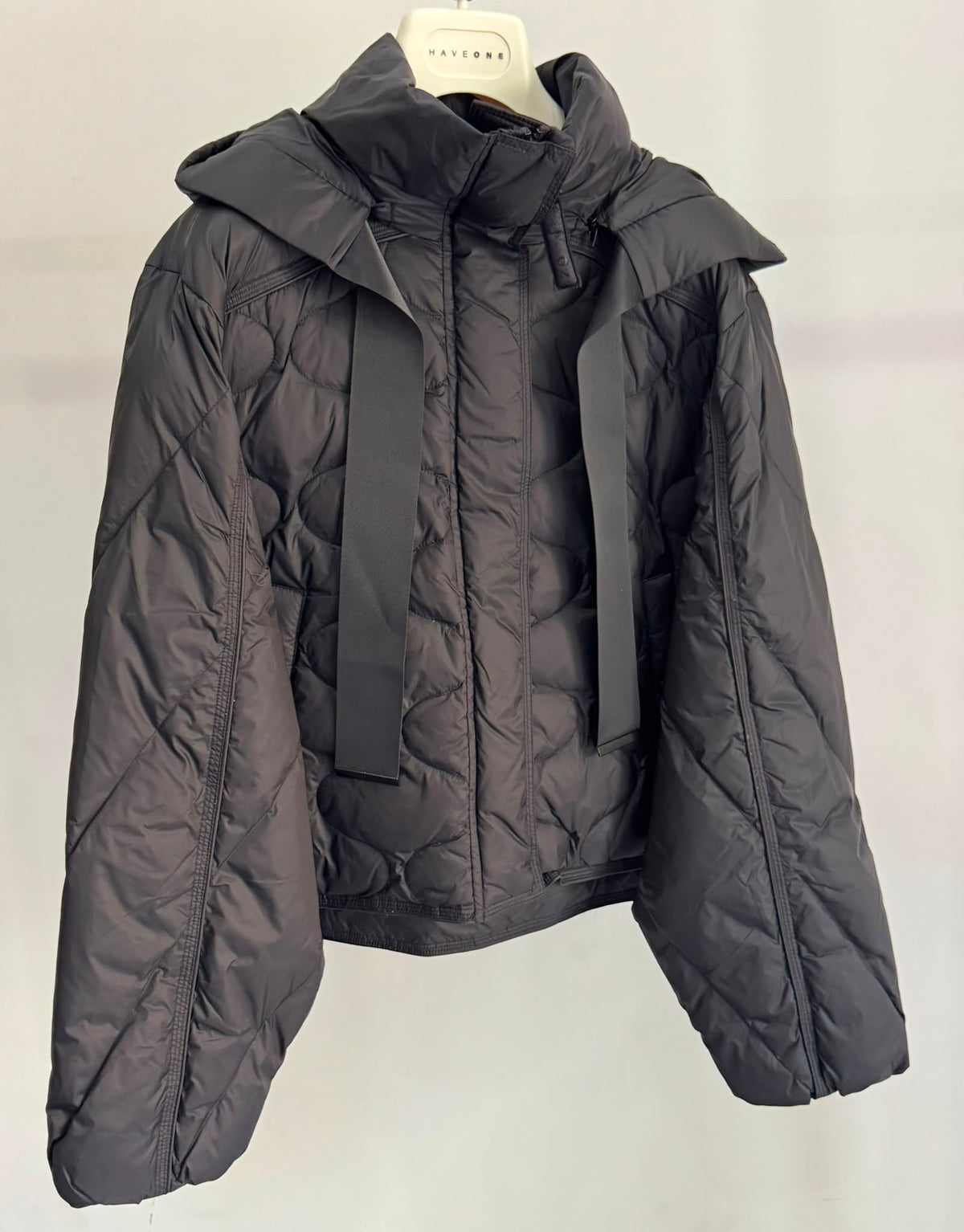 Piumino crop moro Haveone