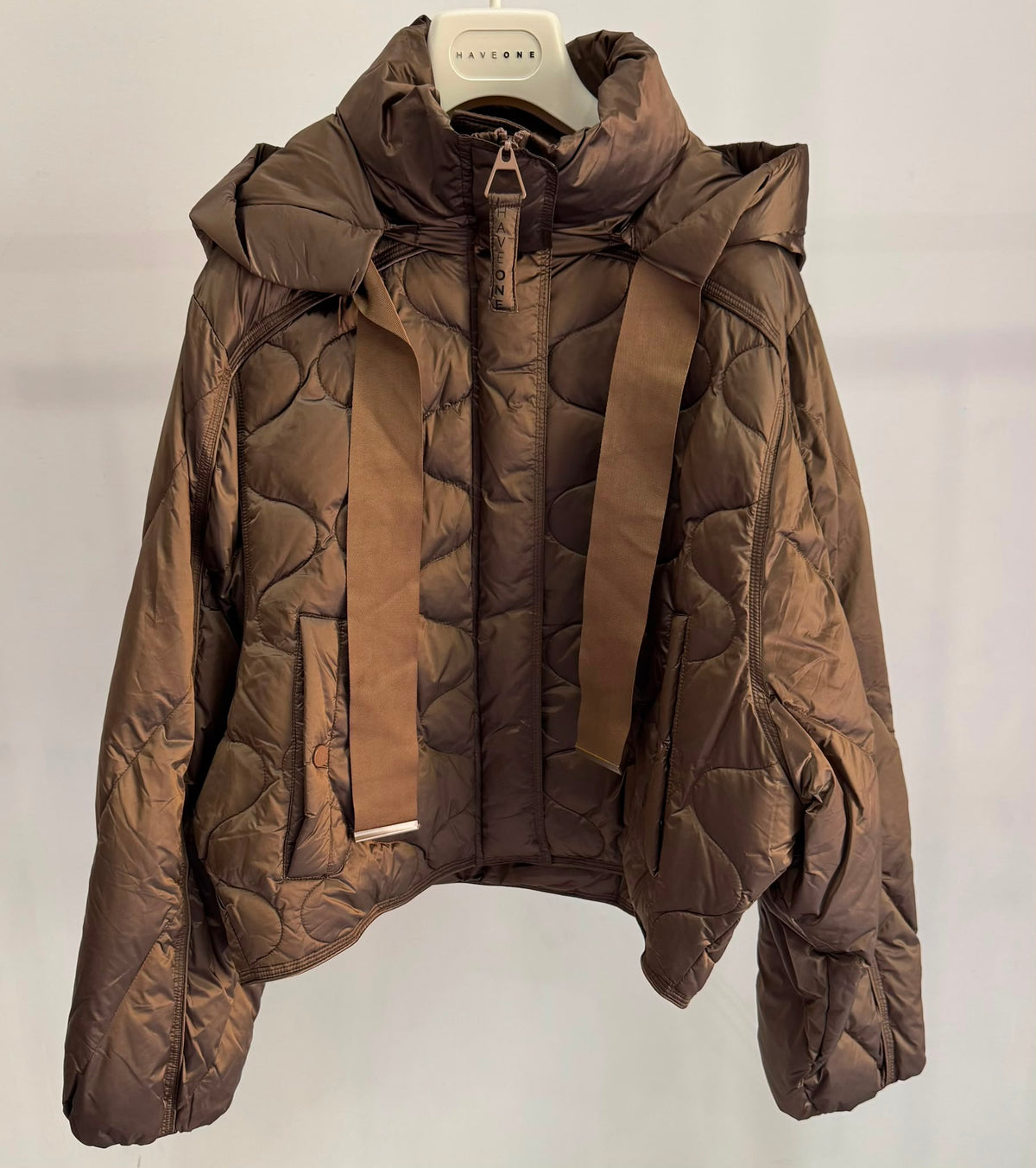 Piumino crop moro Haveone