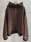 Cappotto bomber con cappuccio moro corvara Haveone